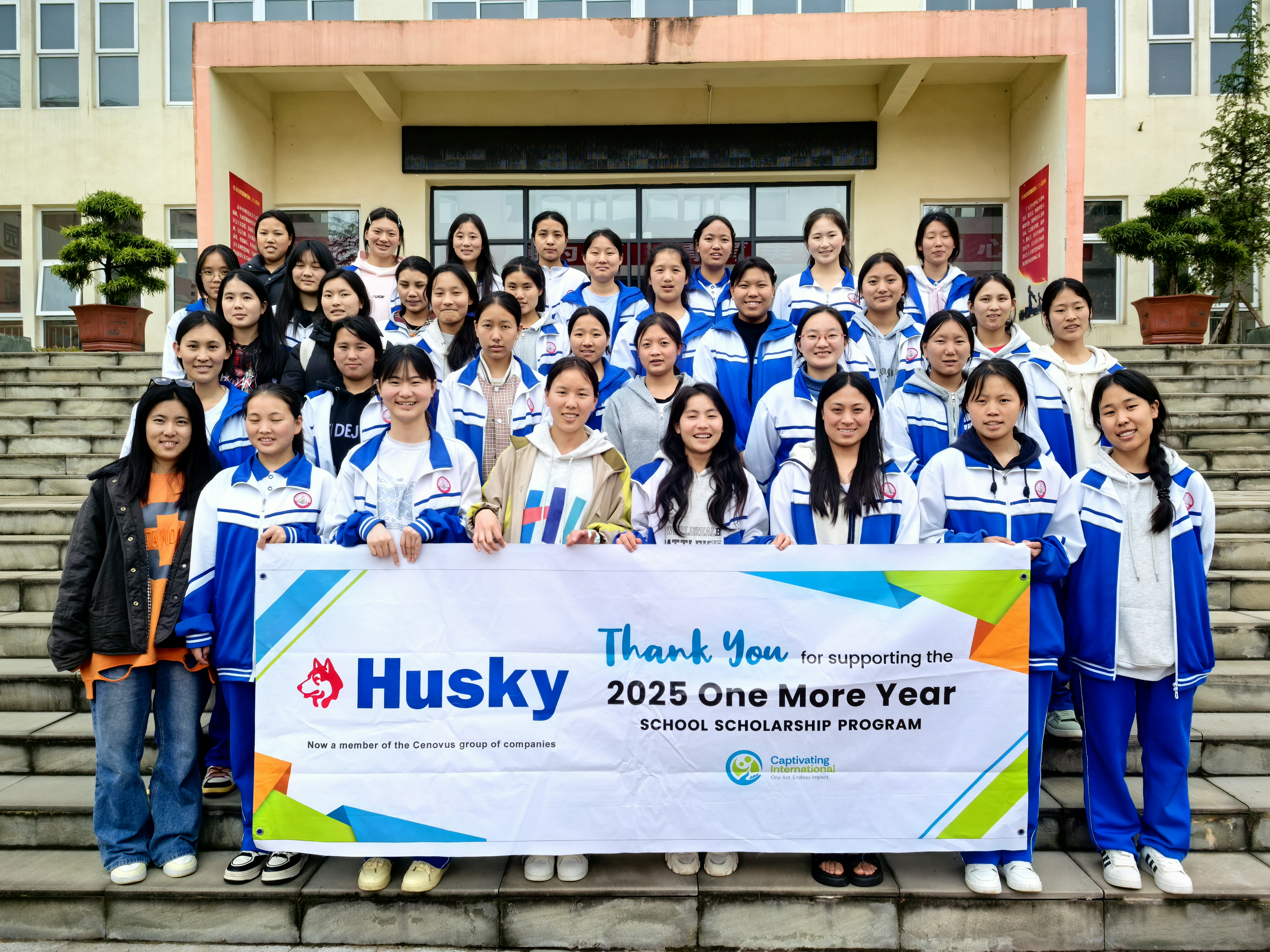 2025 participants outside their high school