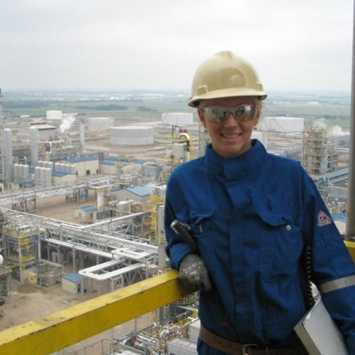 Then: Sherron as a student in 2011 at our Lloydminster Upgrader