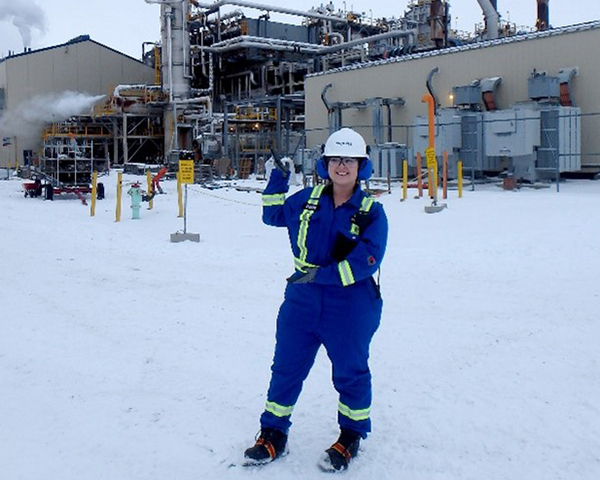 Ashley Richard at our Lloydminster Upgrader