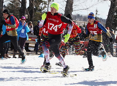 Canada’s Special Olympics athletes - snowshoeing