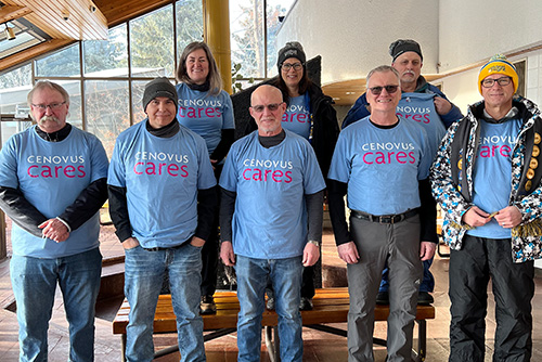 Cenovus Cares volunteers at the Coldest Night of the Year event