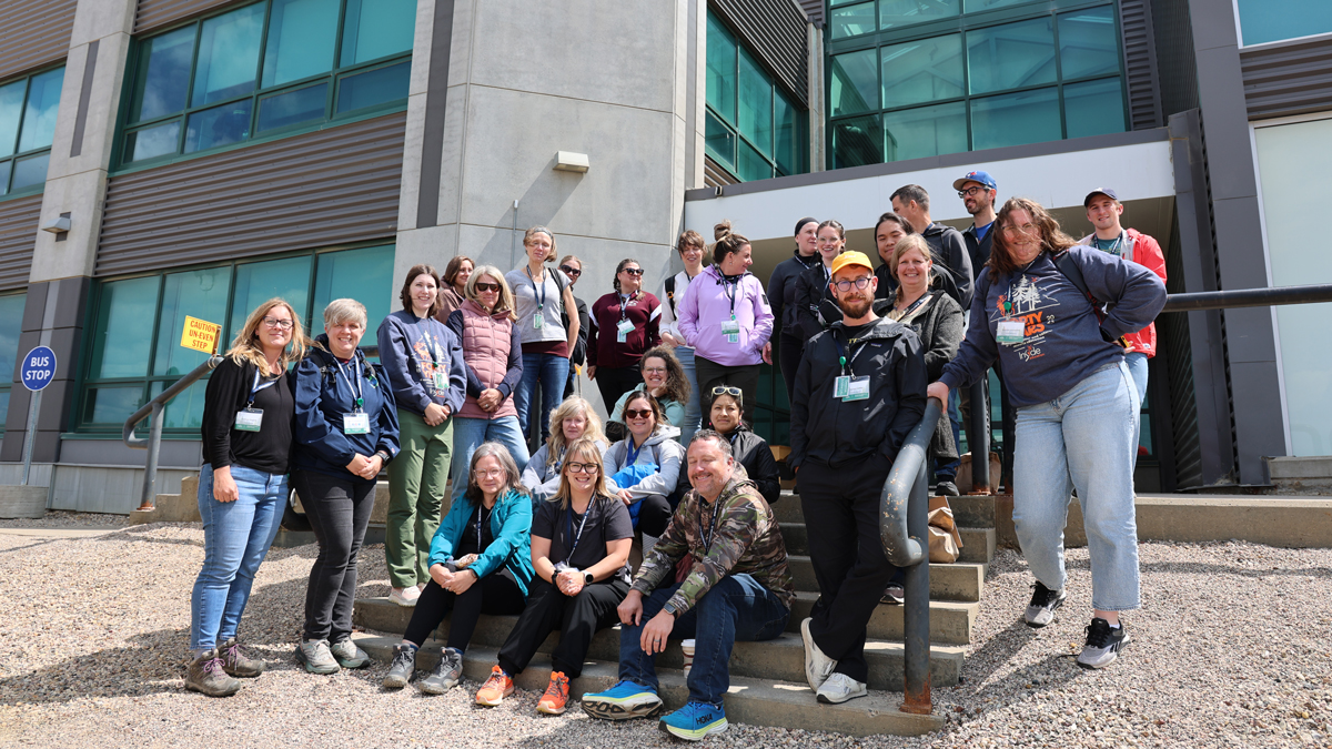  Inside Education tour participants at our operations support centre