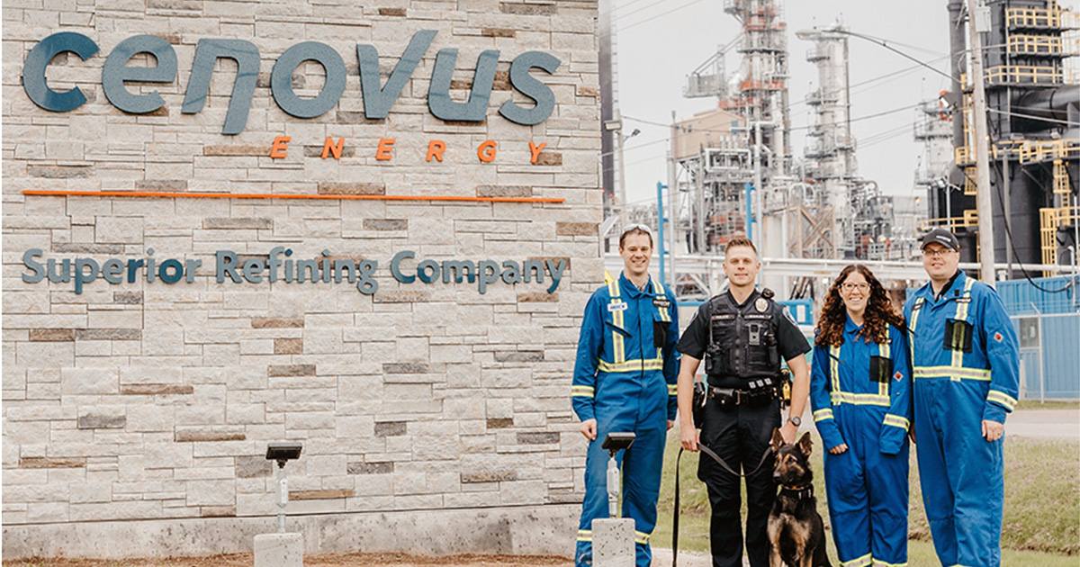 K-9 Atlas at the Superior Refinery