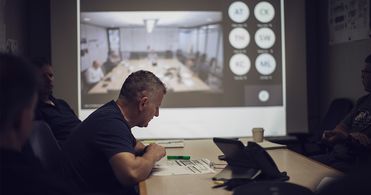 Video calling using low-earth orbit satellite technology on the SeaRose