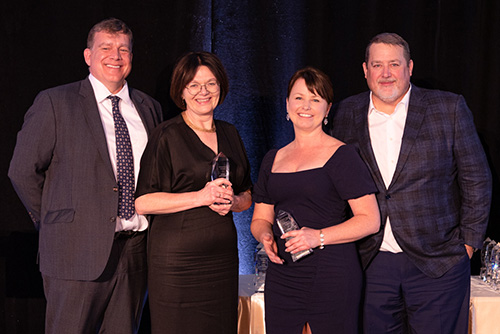 Lesley Desjardins and Megan McVey