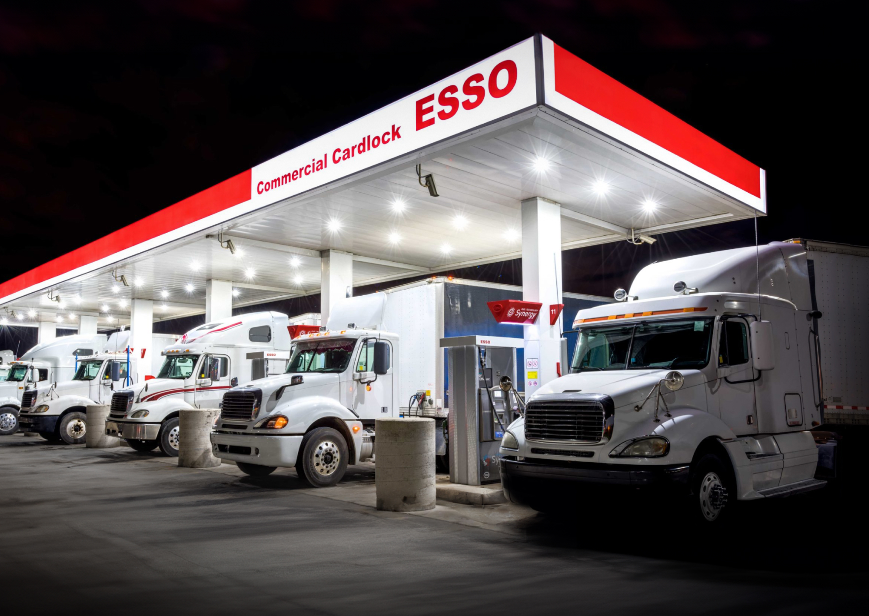 Esso commercial fueling station
